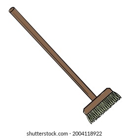 Doodle sticker mop for home cleaning.