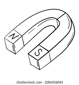 Imán simple de pegatinas de doodle para experimentos
