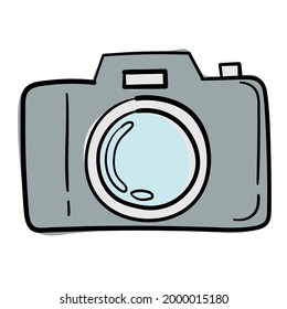 Doodle sticker with small camera