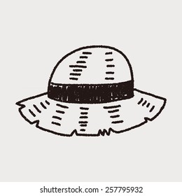 doodle Straw hat