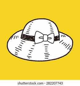 doodle Straw hat