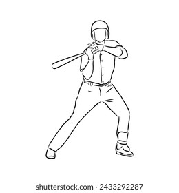 Doodle style baseball and glove in vector format