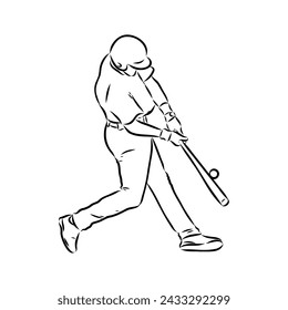 Doodle style baseball and glove in vector format