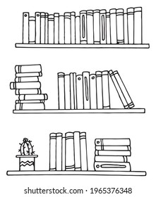 2,600 Doodle bookshelf Images, Stock Photos & Vectors | Shutterstock