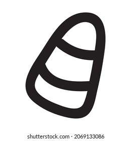 Doodle style candy sketch in vector format. Isolated on white background