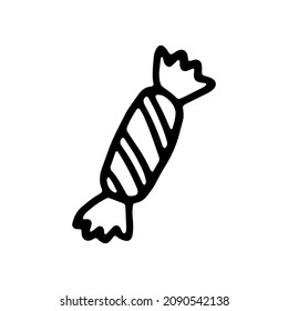 Doodle style candy sketch in vector format.