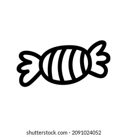 Doodle style candy sketch in vector format. Isolated on white background