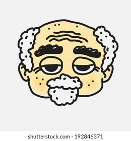 doodle style cartoon character