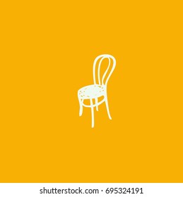 Doodle style chair illustration in vector format 