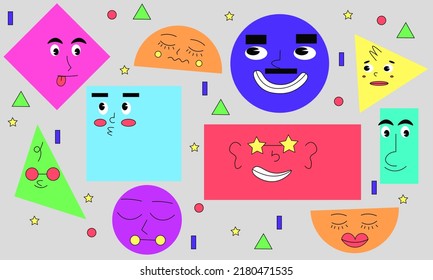 Doodle style of characters in vector format. Isolated illustration for banners, posters, logo.