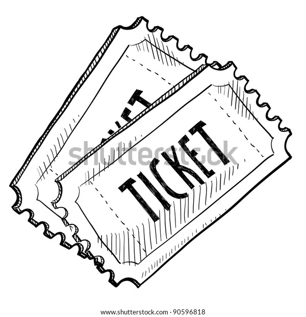 32,845 Ticket Drawings Images, Stock Photos & Vectors Shutterstock