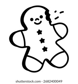 A doodle style icon showing candy
