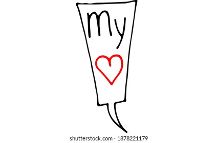 doodle style popular words and phrases comic sketches