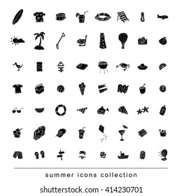 doodle Summer icon, vector illustration.