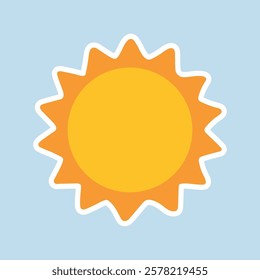 Doodle summer sun coloring pages for kids. Trace and color sun. Summer sun isolated on white background. Summer worksheets for kids activity printable. Cartoon sun clip art vector.