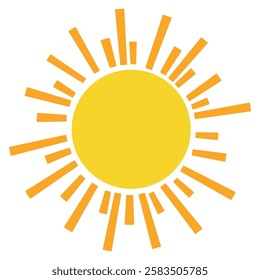 Doodle summer sun coloring pages for kids. Trace and color sun. Summer sun isolated on white background. Summer worksheets for kids activity printable. Cartoon sun clip art vector.