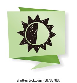 doodle sun