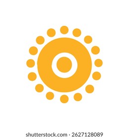 Doodle sun icon. Hot weather suns collection vector illustration, summer scribbled sun doodle with sunlight sketch drawings, hand drawn sunshine objects
