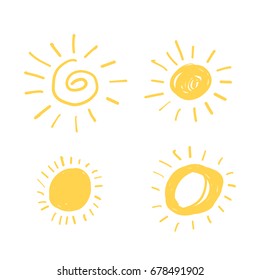 Doodle Sun Template Set