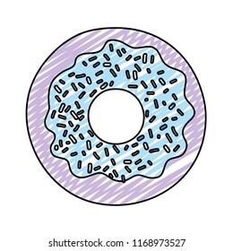 doodle sweet donut dessert pastry food