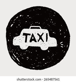 doodle taxi