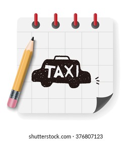 doodle taxi