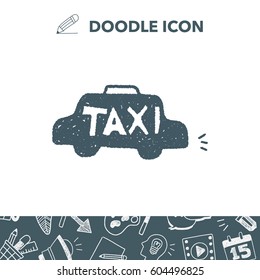doodle taxi