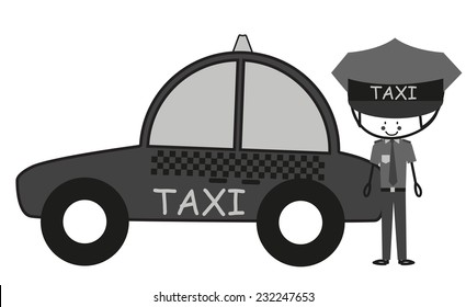 Doodle Taxi Driver