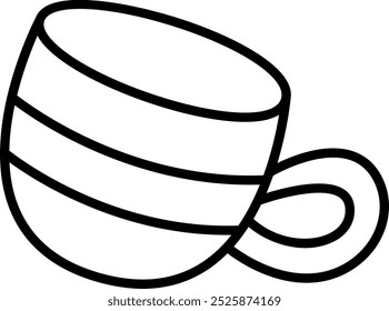 Doodle Tea Cup Vector Illustration
