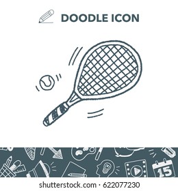 Raqueta de Doodle Tenis