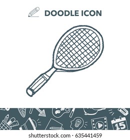 Doodle Tennis racket