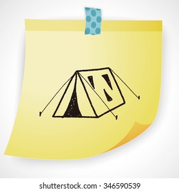 doodle tent
