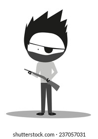 Doodle terrorist, bad guy