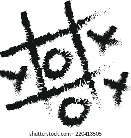 doodle tic tac toe XO game