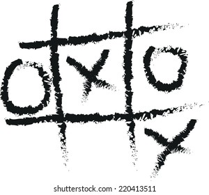 doodle tic tac toe XO game