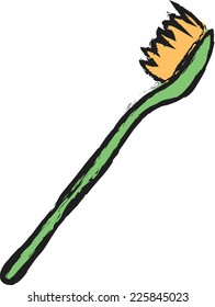 doodle  toothbrush