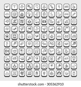 doodle toy icons