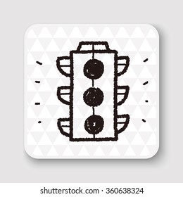 doodle traffic lights