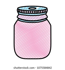 doodle transparent bottle glass object design