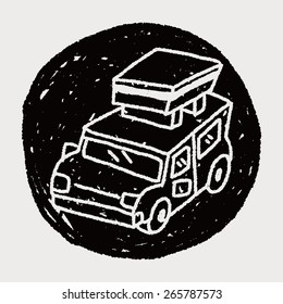 doodle travel car