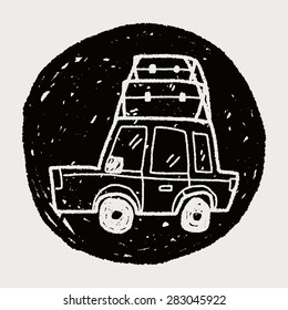 doodle travel car