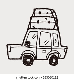 doodle travel car