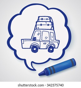 doodle travel car