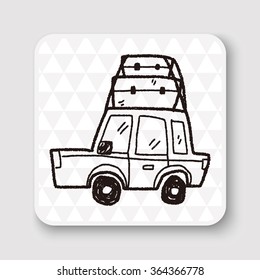 doodle travel car