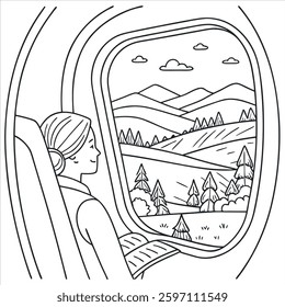 Doodle Travel Design Vector – Hand-Drawn Adventure Illustrations for Print and Digital Use