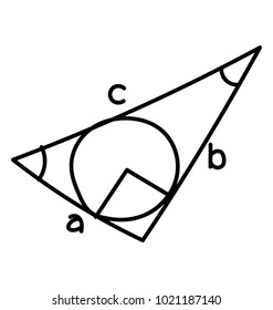 
Doodle triangle. Scalene triangle
