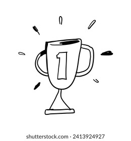 Doodle trophy for the champion