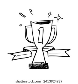 Trofeo de Doodle para el campeón