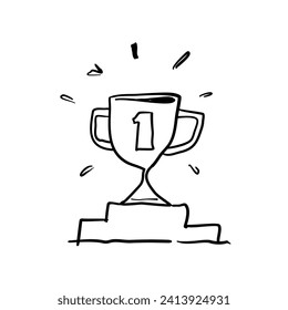 Doodle trophy for the champion