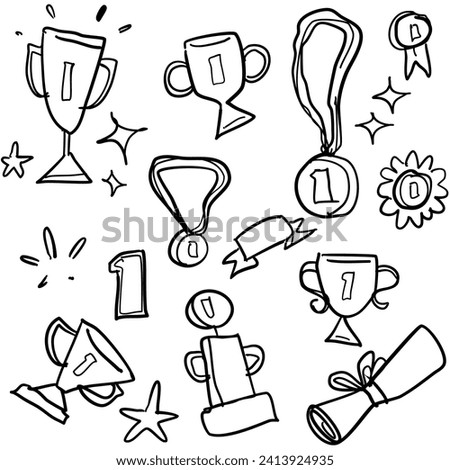 Doodle trophy for the champion